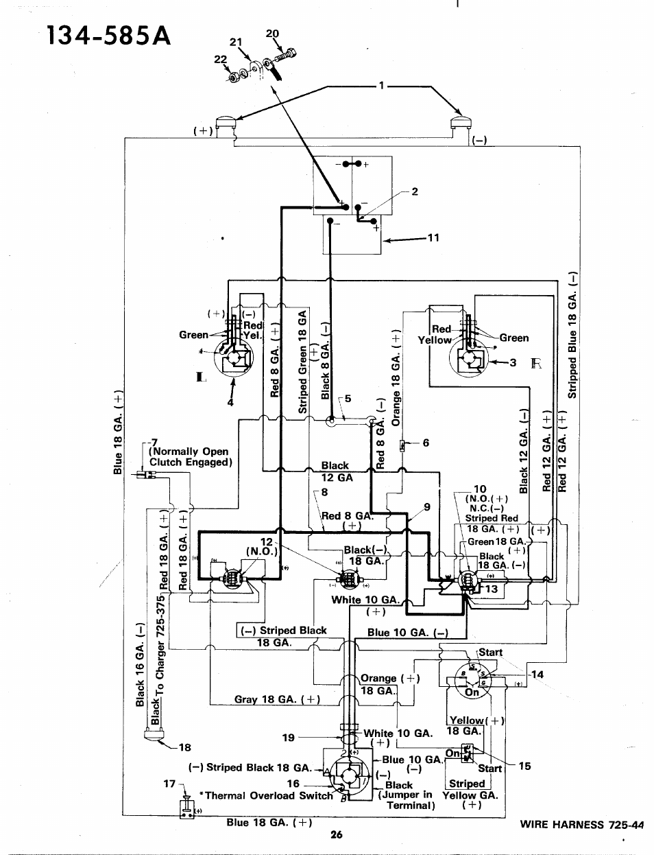 Bolens 134-585A User Manual | Page 26 / 30