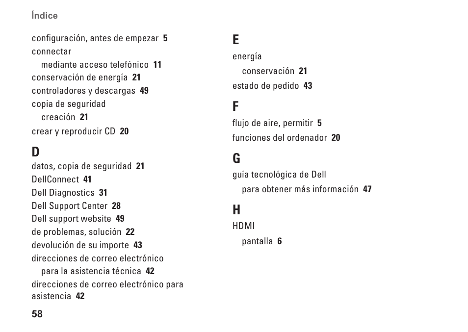 Dell Studio Slim D540S (Late 2008) User Manual | Page 60 / 66