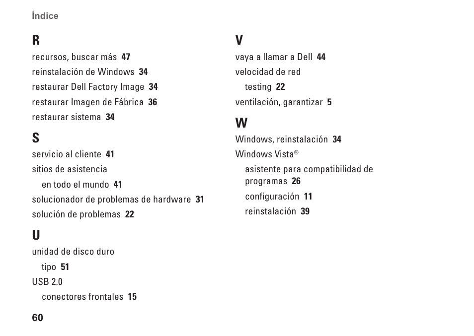 Dell Studio Slim D540S (Late 2008) User Manual | Page 62 / 66