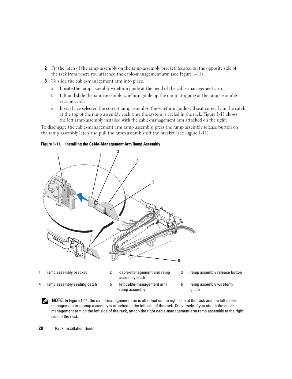 Ght side of the rack (as shown in figure 1-11) | Dell PowerEdge 2970 User Manual | Page 22 / 112