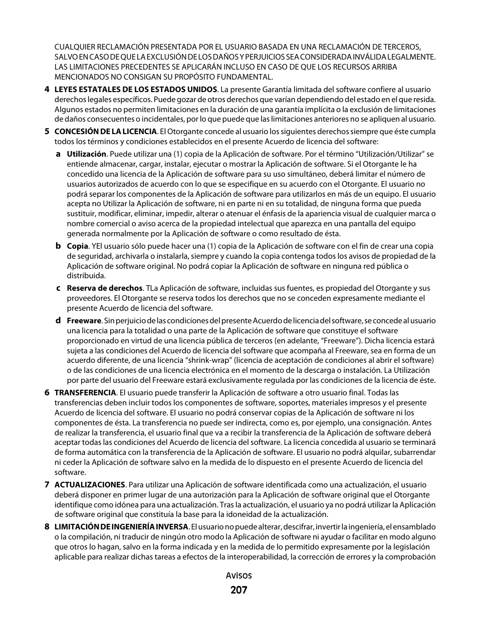 Dell 5530/dn Mono Laser Printer User Manual | Page 207 / 217