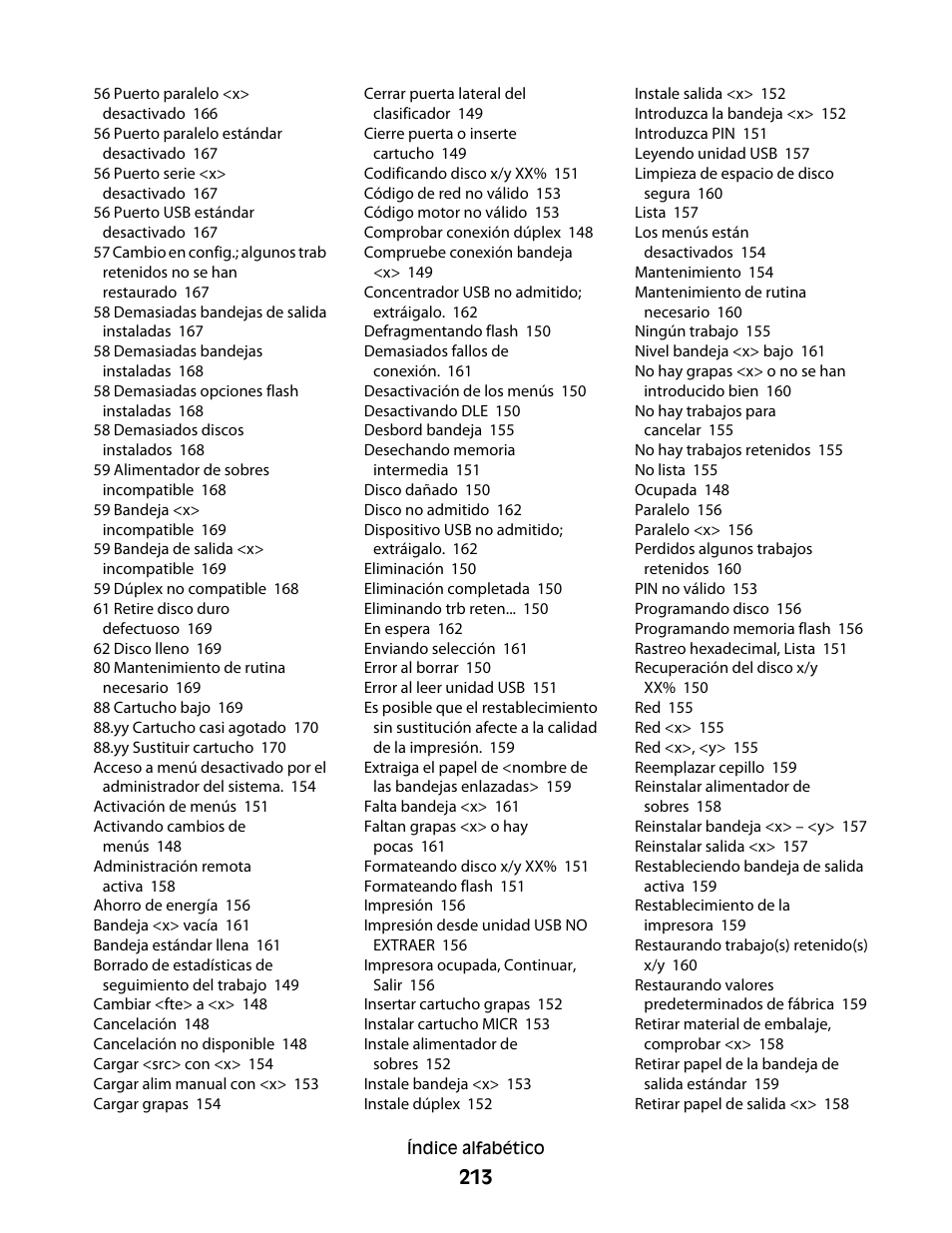 Dell 5530/dn Mono Laser Printer User Manual | Page 213 / 217