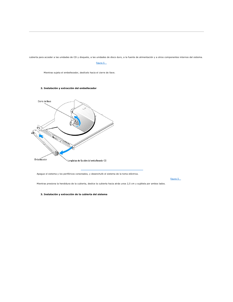 Apertura del sistema | Dell PowerEdge 750 User Manual | Page 38 / 78