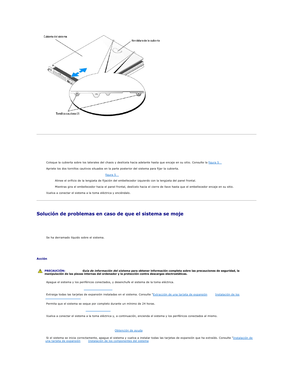 Cierre del sistema | Dell PowerEdge 750 User Manual | Page 39 / 78