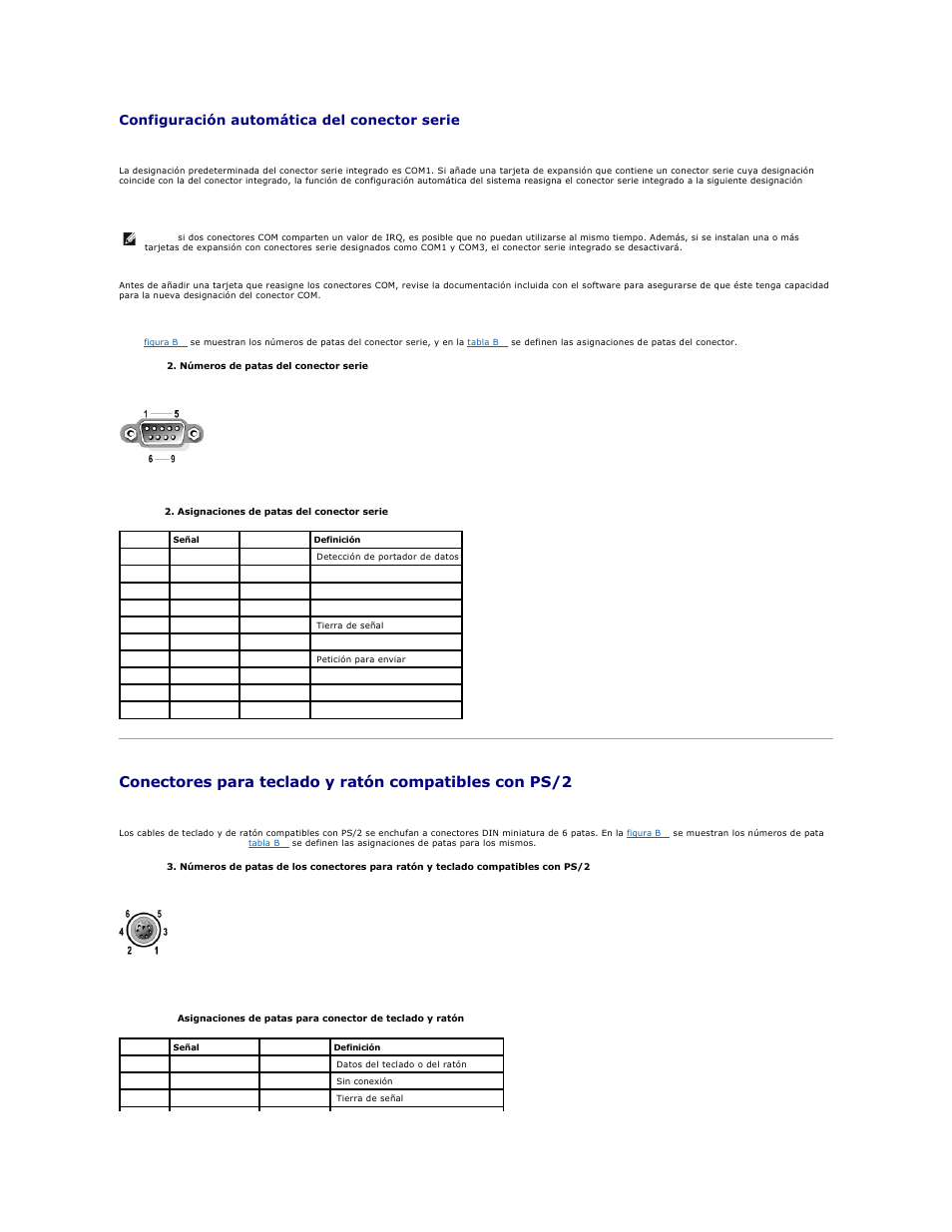 Configuración automática del conector serie | Dell PowerEdge 750 User Manual | Page 7 / 78