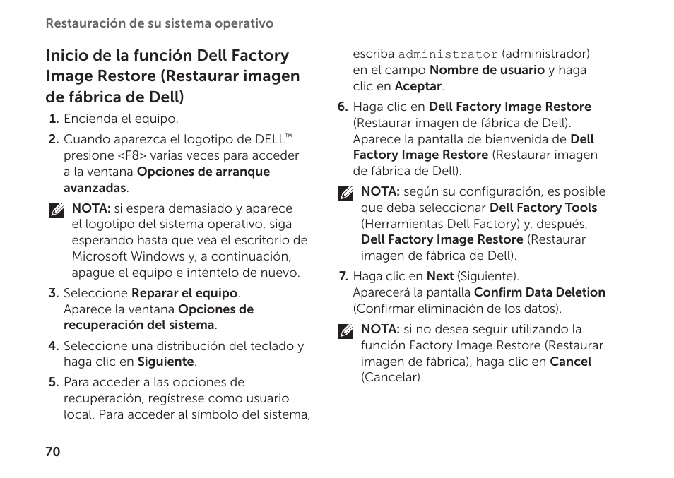 Dell Inspiron Mini Duo (1090, Late 2010) User Manual | Page 72 / 102