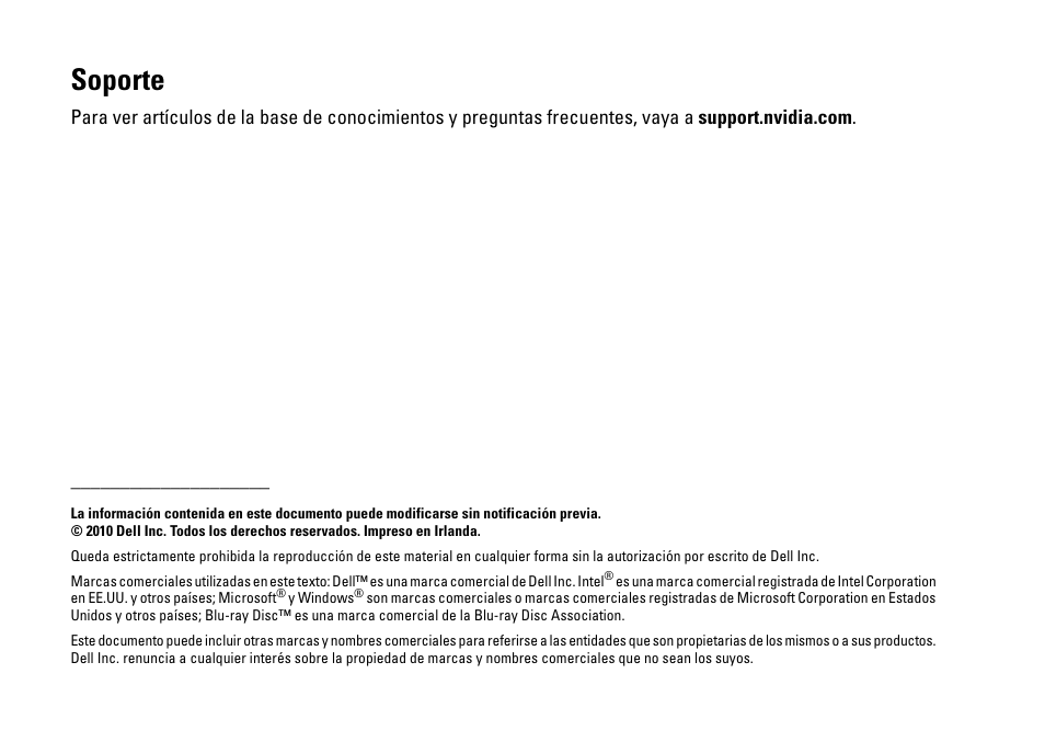 Soporte | Dell XPS 14 (L401X, Late 2010) User Manual | Page 36 / 36