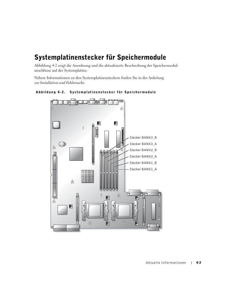 Systemplatinenstecker für speichermodule | Dell PowerEdge 2650 User Manual | Page 29 / 58