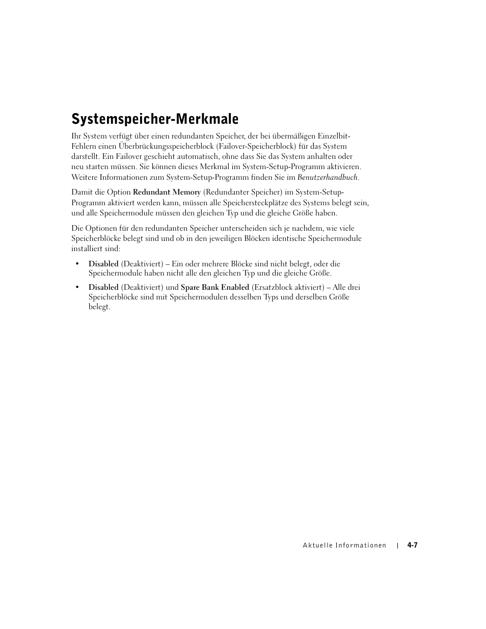 Systemspeicher-merkmale | Dell PowerEdge 2650 User Manual | Page 33 / 58