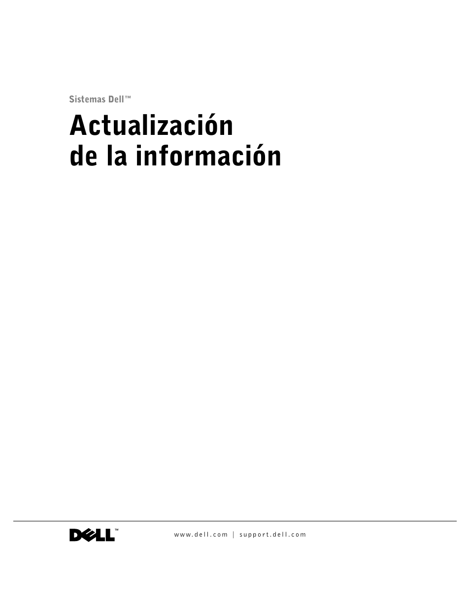 Actualización de la información | Dell PowerEdge 2650 User Manual | Page 51 / 58