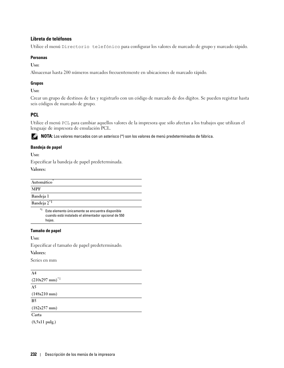 Libreta de teléfonos | Dell C2665dnf Color Laser Printer User Manual | Page 234 / 614