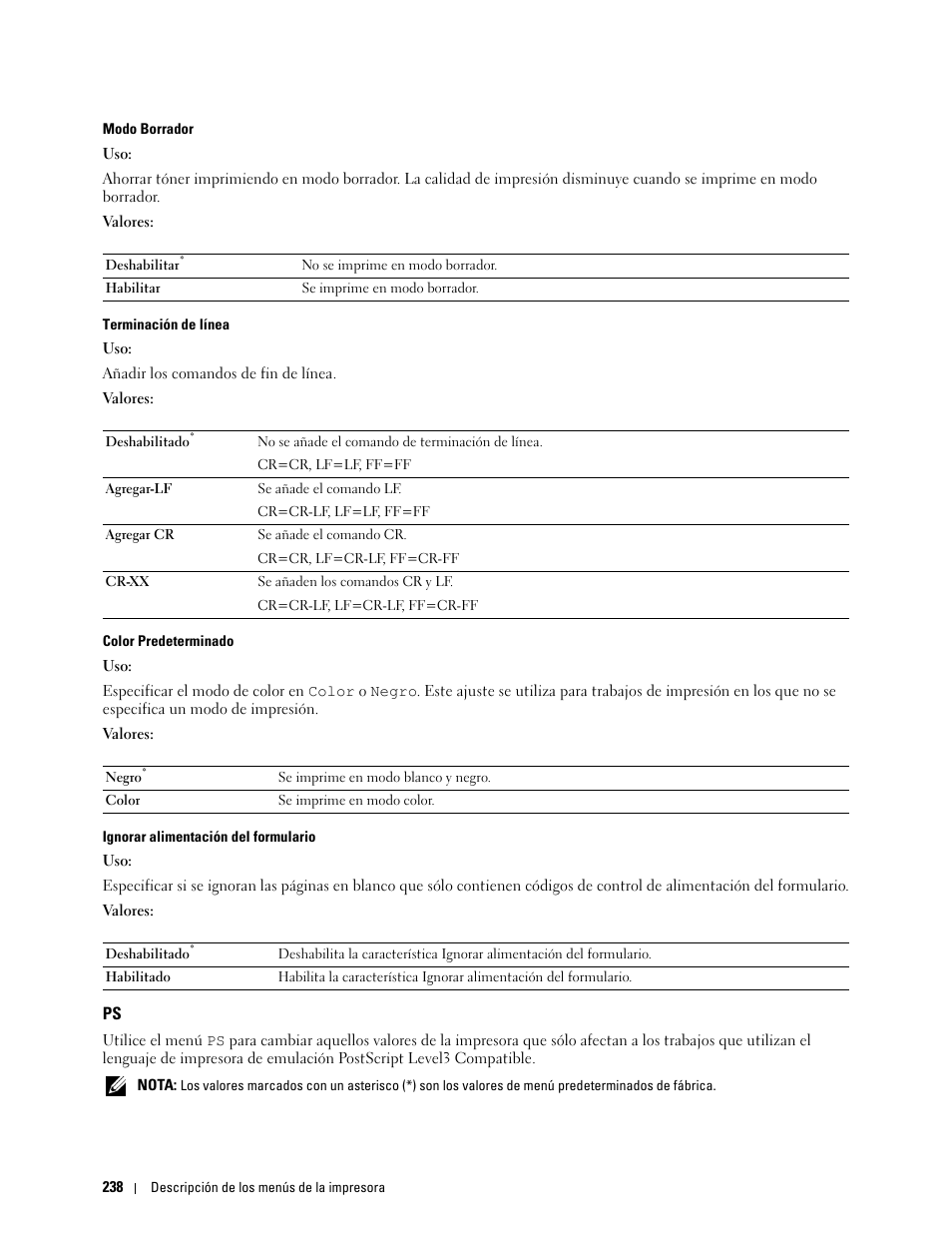 Dell C2665dnf Color Laser Printer User Manual | Page 240 / 614