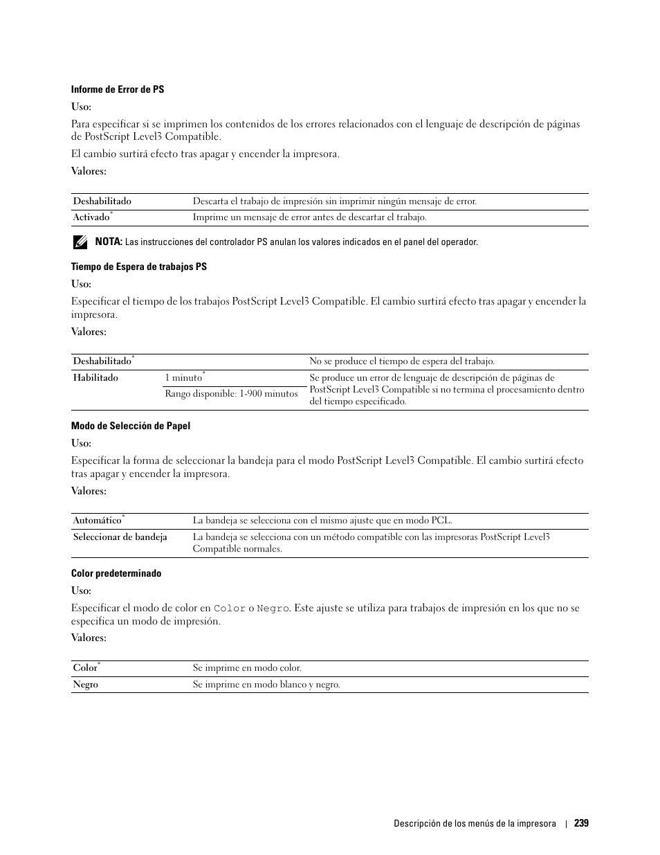 Dell C2665dnf Color Laser Printer User Manual | Page 241 / 614