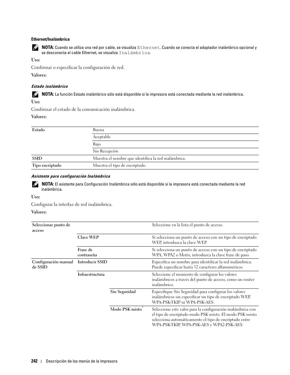 Dell C2665dnf Color Laser Printer User Manual | Page 244 / 614