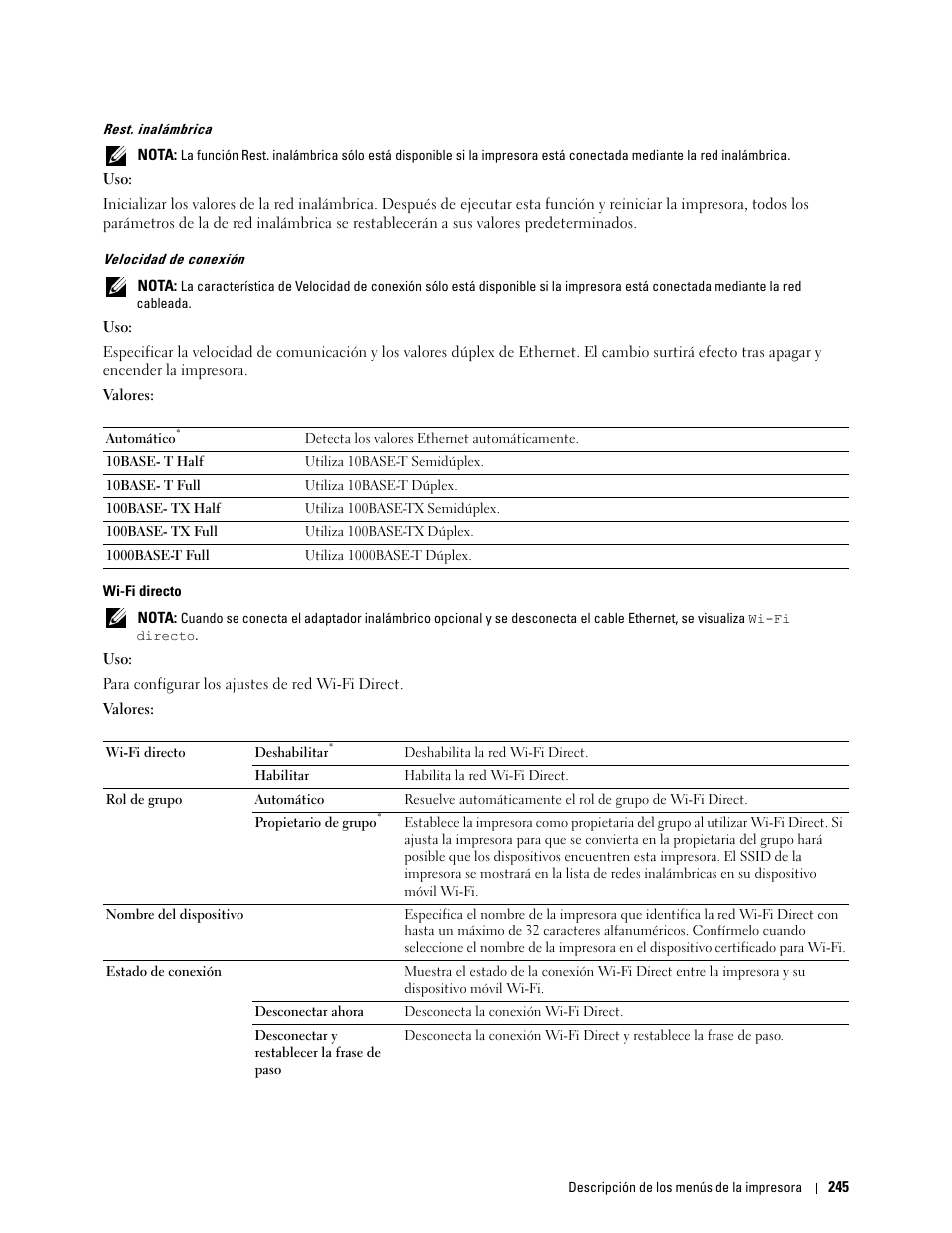 Dell C2665dnf Color Laser Printer User Manual | Page 247 / 614