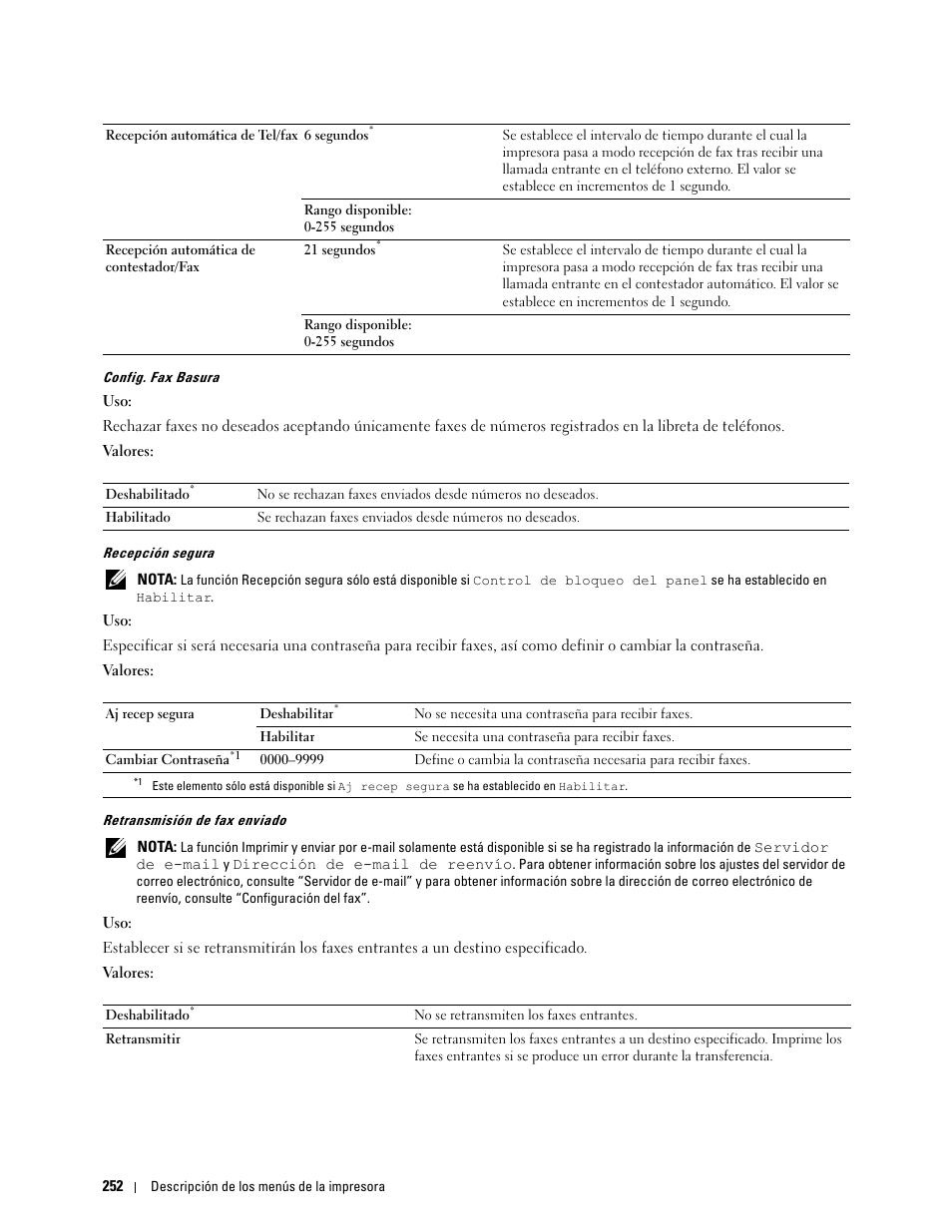 Dell C2665dnf Color Laser Printer User Manual | Page 254 / 614