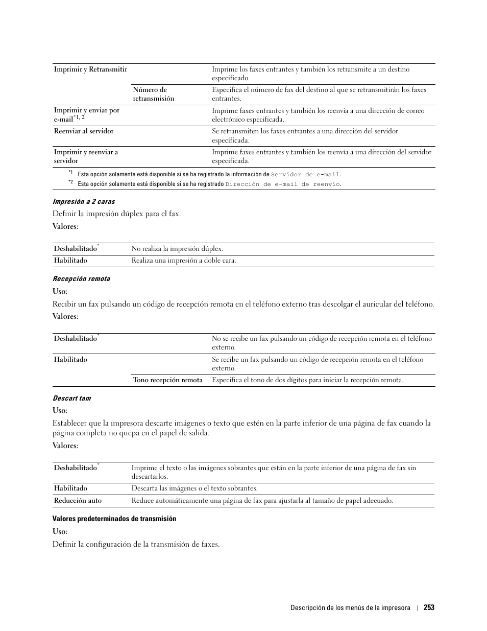 Dell C2665dnf Color Laser Printer User Manual | Page 255 / 614