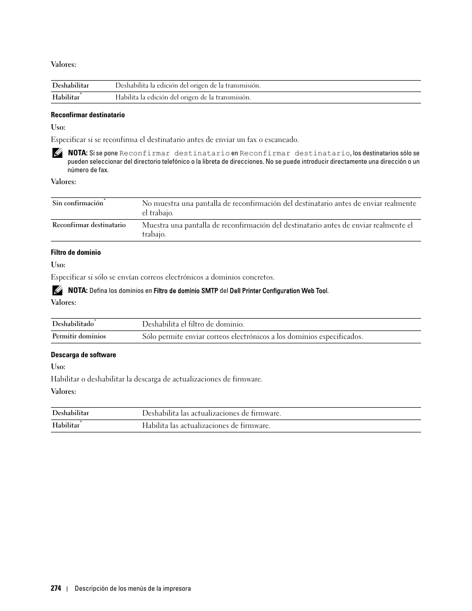 Dell C2665dnf Color Laser Printer User Manual | Page 276 / 614