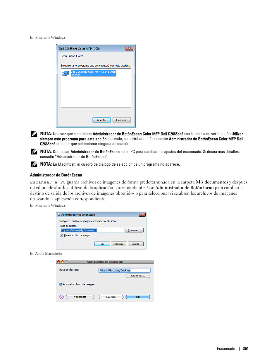 Dell C2665dnf Color Laser Printer User Manual | Page 363 / 614