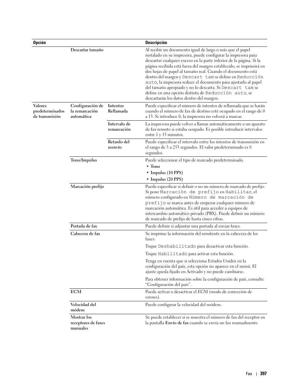 Dell C2665dnf Color Laser Printer User Manual | Page 399 / 614