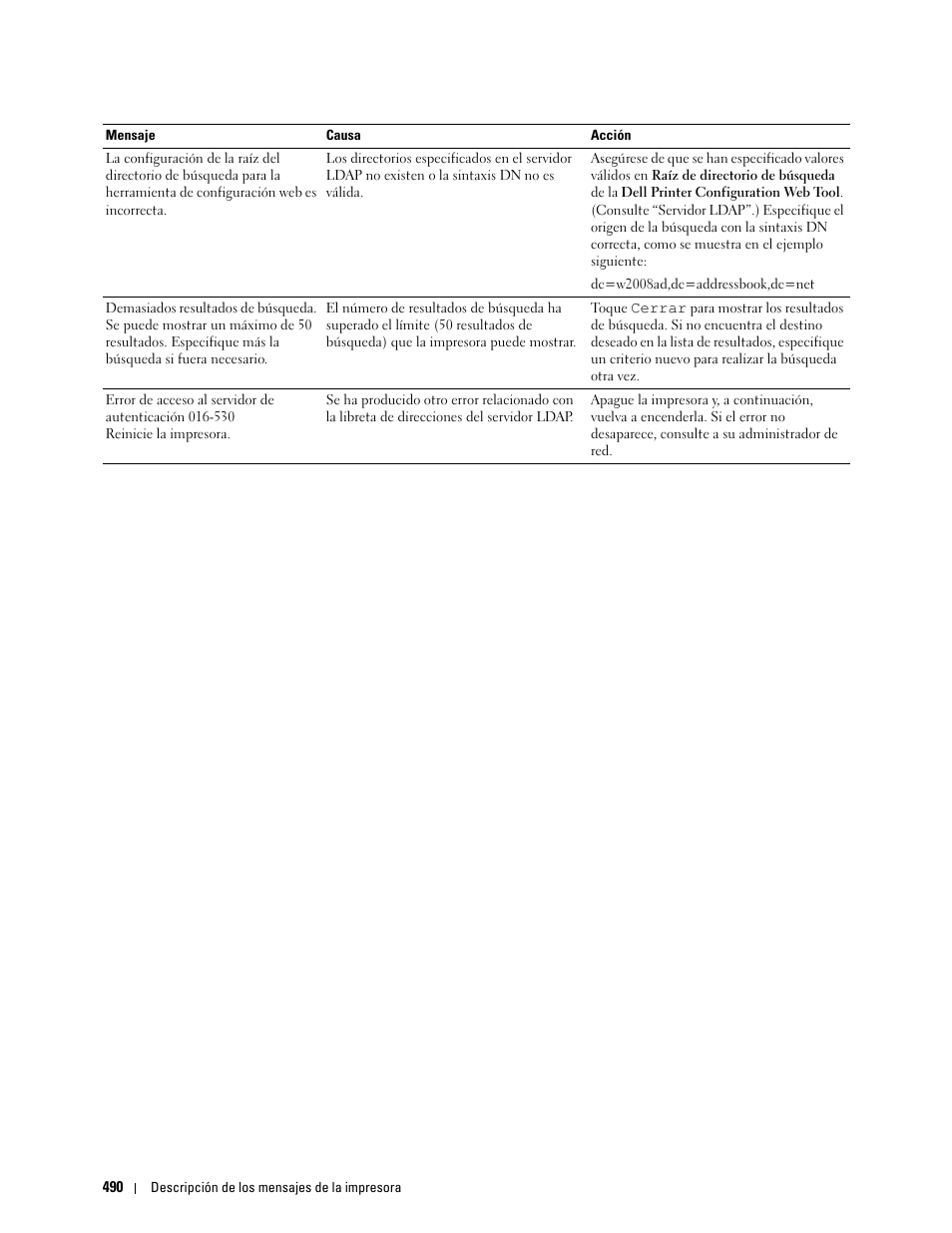 Dell C2665dnf Color Laser Printer User Manual | Page 492 / 614