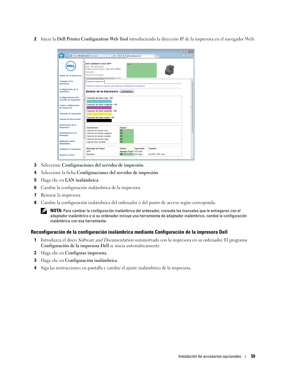 Impresora dell | Dell C2665dnf Color Laser Printer User Manual | Page 61 / 614