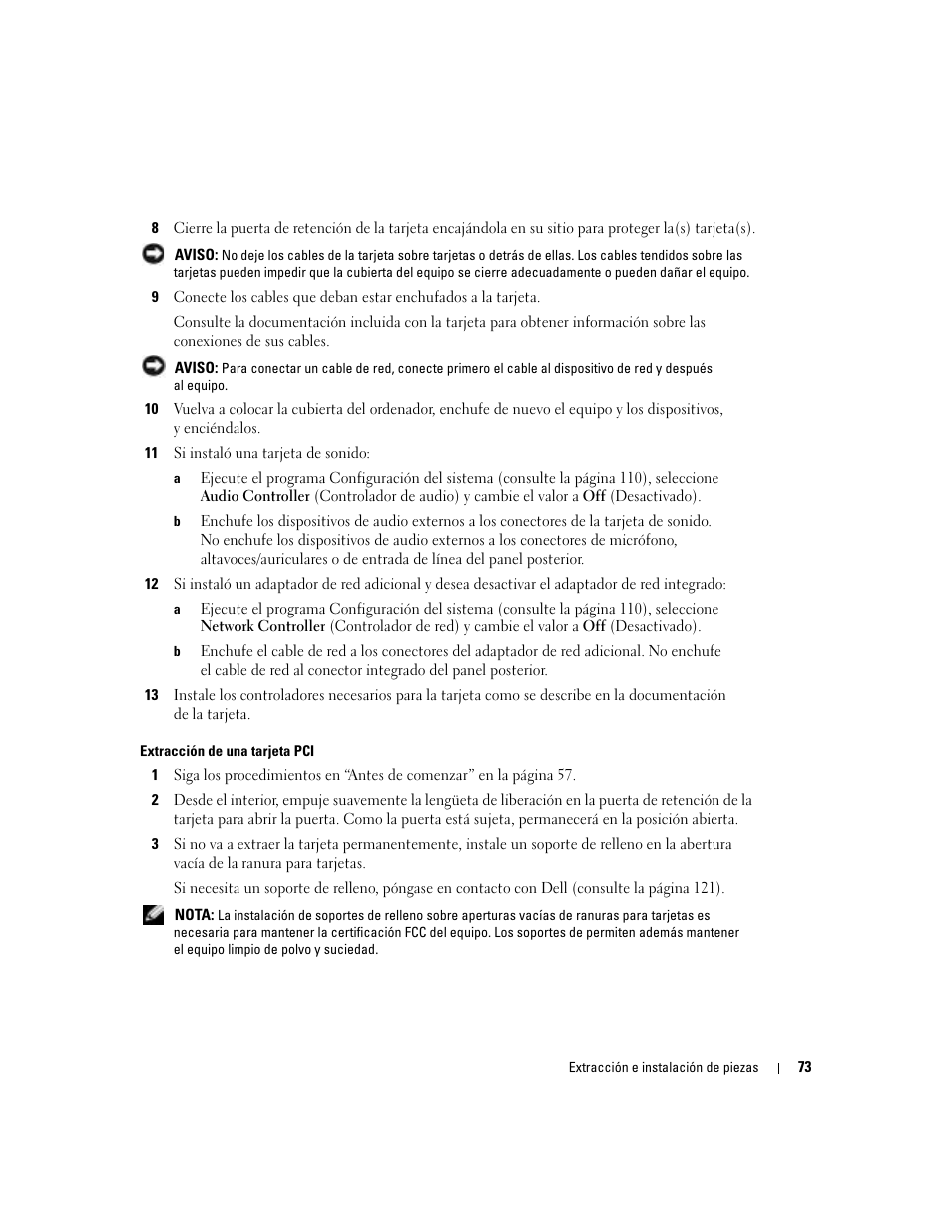 Dell Dimension 5000 User Manual | Page 73 / 144