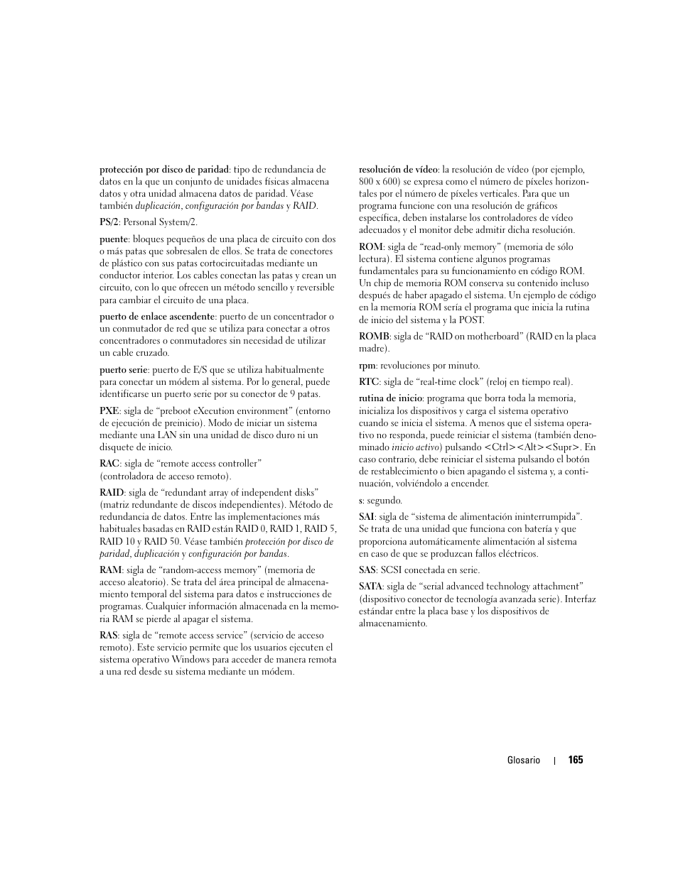 Dell POWEREDGE 840 User Manual | Page 165 / 172