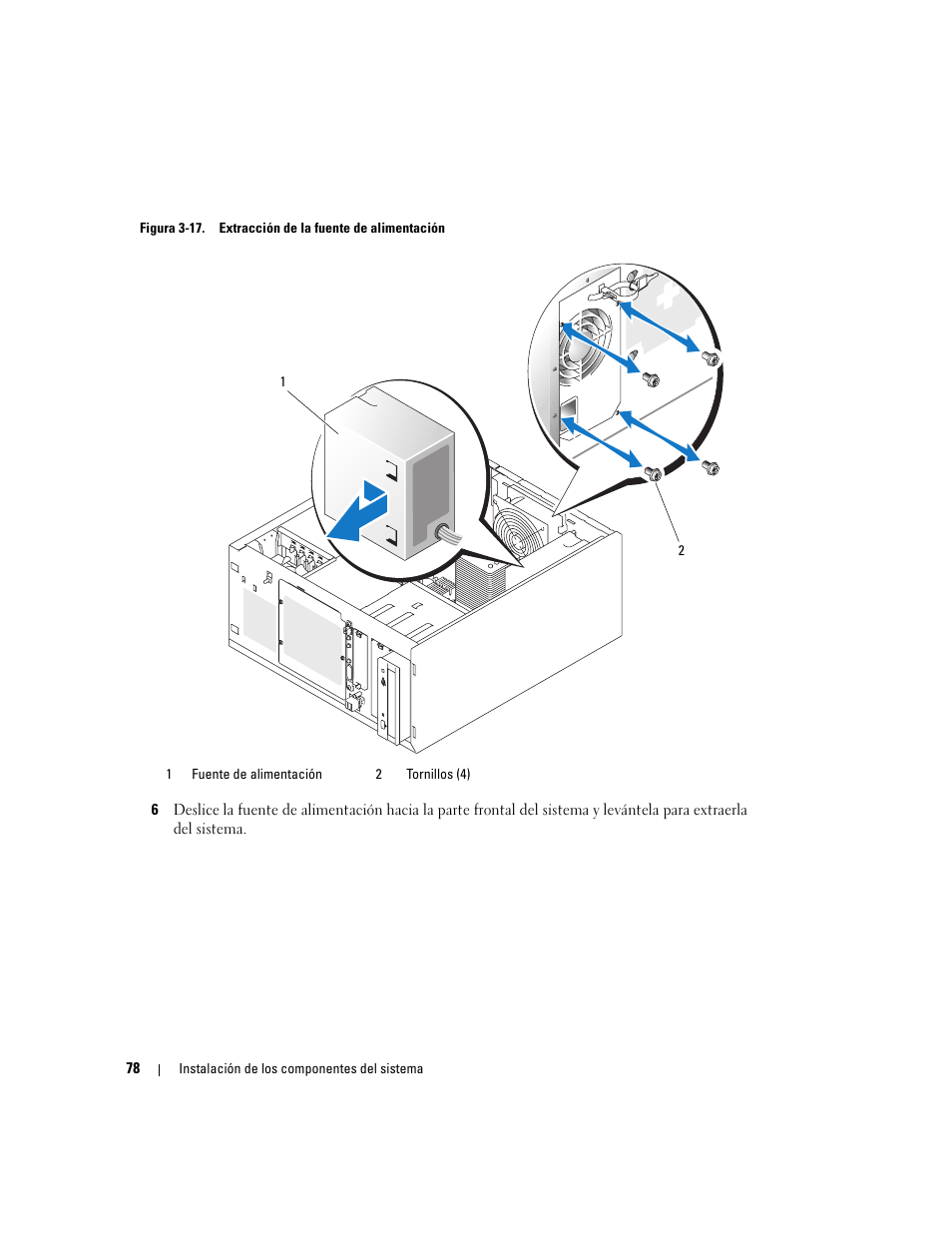 A la figura 3-17 | Dell POWEREDGE 840 User Manual | Page 78 / 172