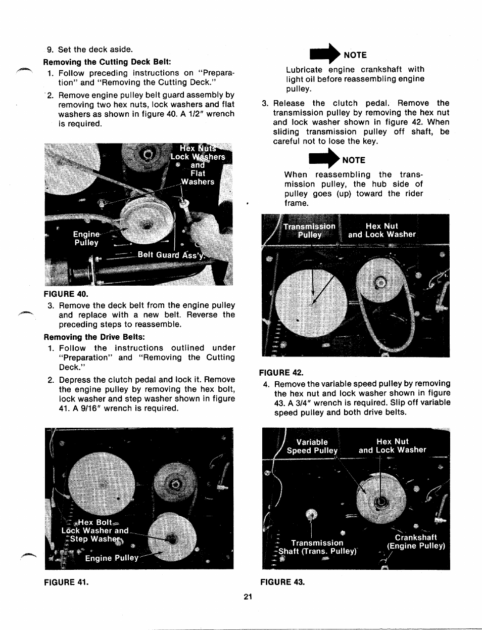 Bolens 131-410A User Manual | Page 21 / 36
