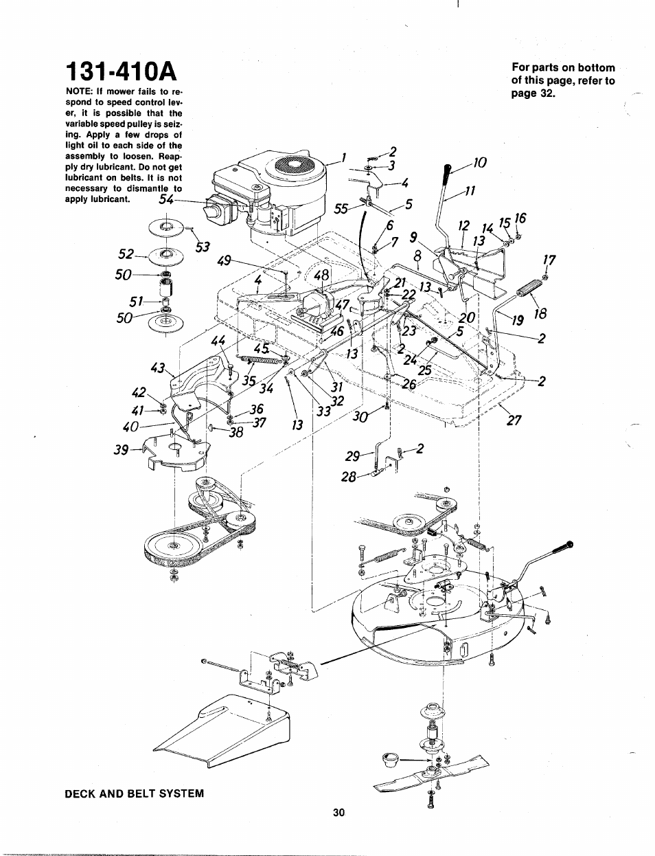 410a | Bolens 131-410A User Manual | Page 30 / 36