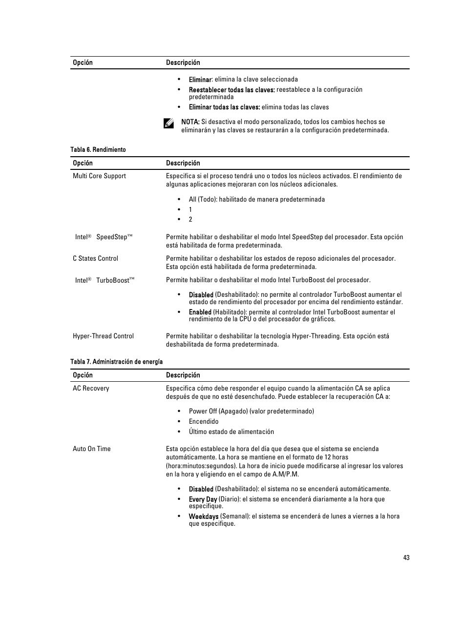 Dell OptiPlex 9010 (Mid 2012) User Manual | Page 43 / 69