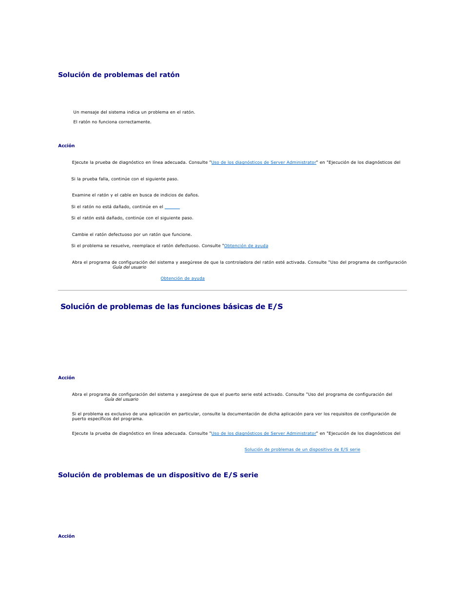 Solución de problemas del ratón | Dell PowerEdge 1850 User Manual | Page 36 / 81