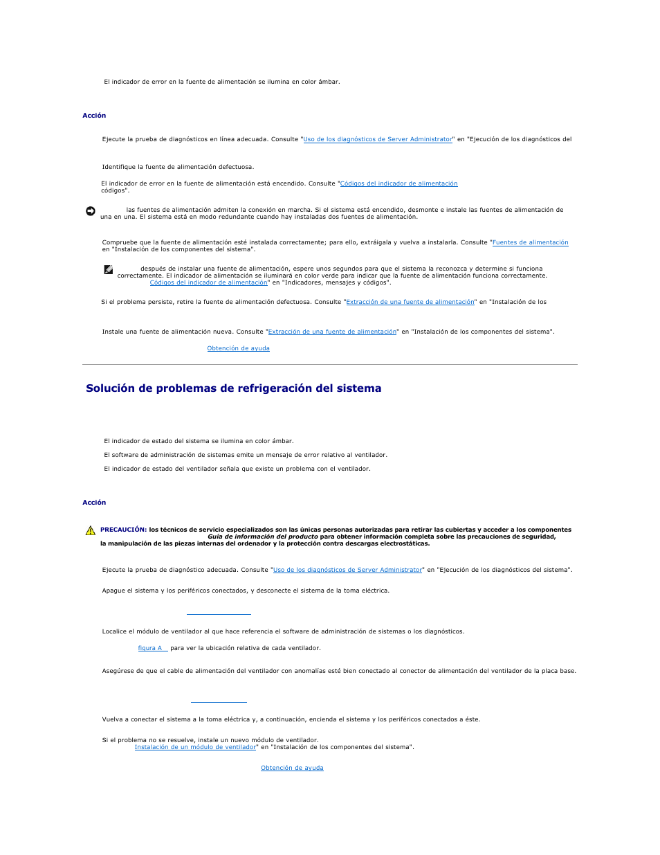 Solución de problemas de refrigeración del sistema | Dell PowerEdge 1850 User Manual | Page 42 / 81