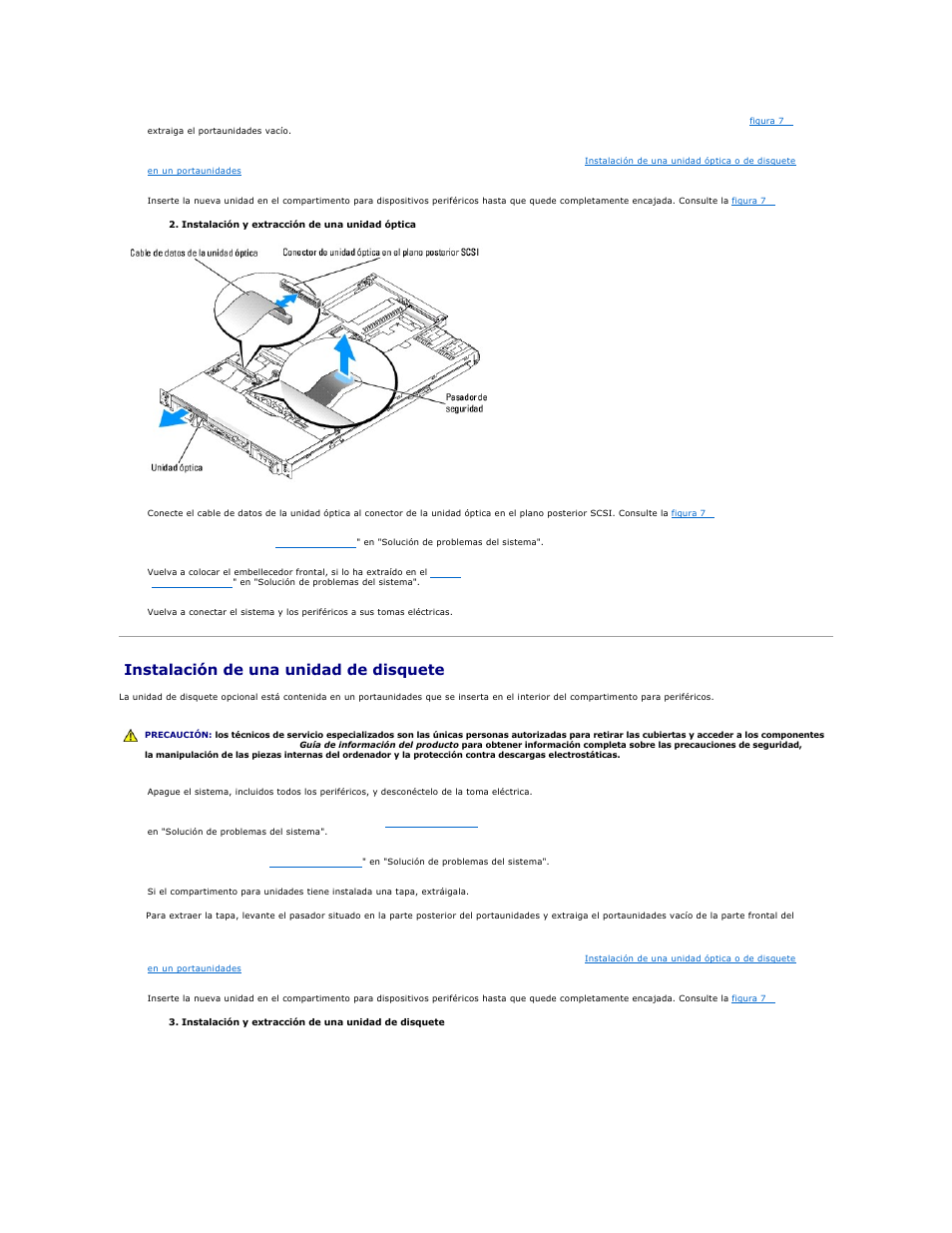 Instalación de una unidad de disquete | Dell PowerEdge 1850 User Manual | Page 65 / 81