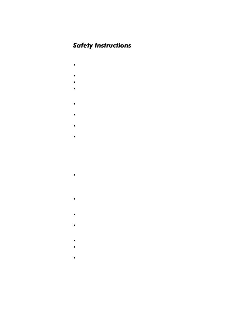 Safety instructions, Safety instructions -8 | Dell Inspiron 8200 User Manual | Page 12 / 158