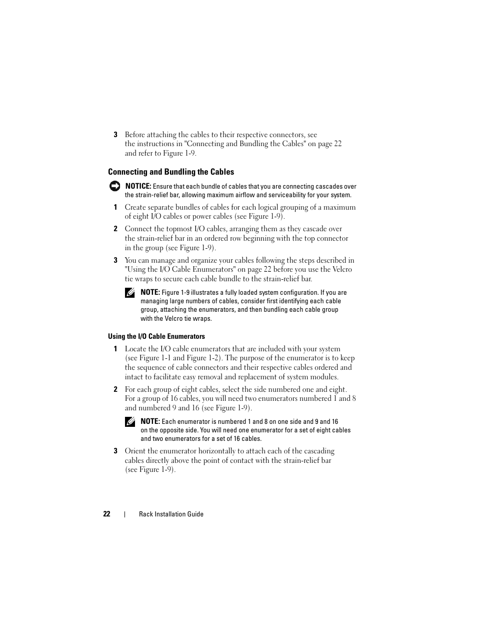 Connecting and bundling the cables | Dell POWEREDGE M1000E User Manual | Page 24 / 144