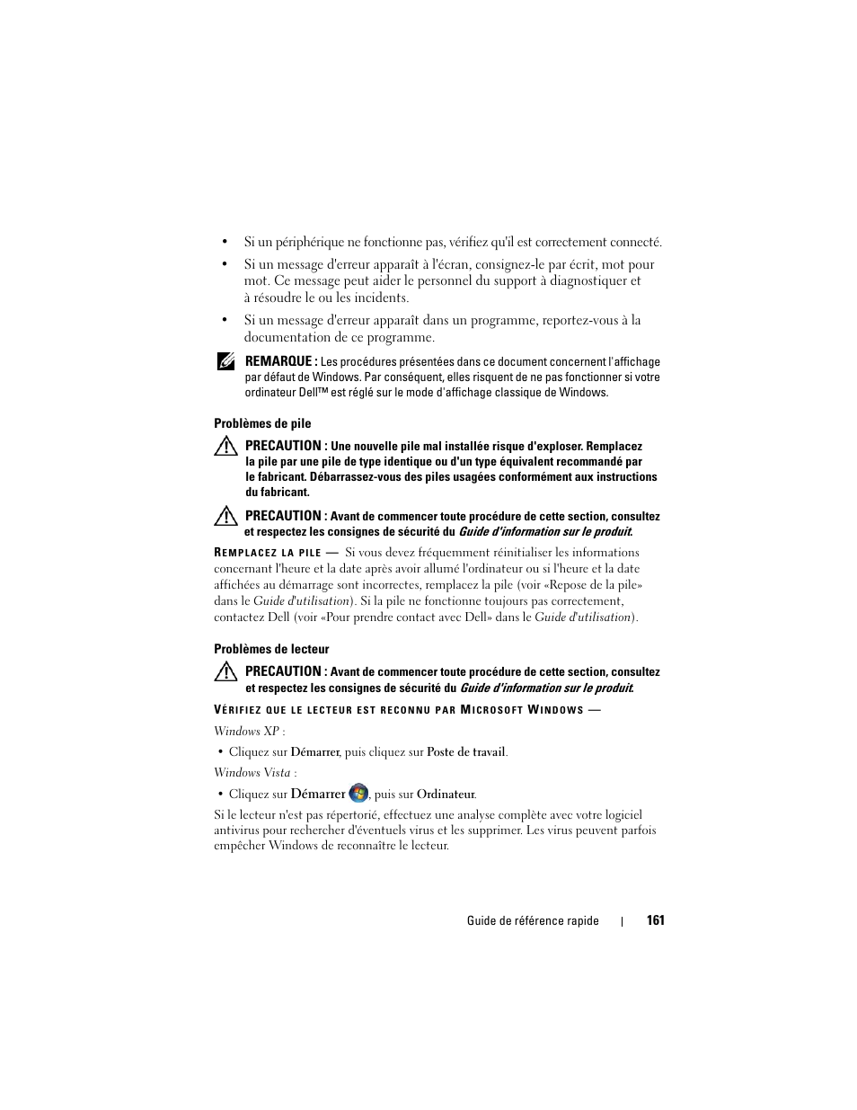 Dell Precision T7400 (Late 2007) User Manual | Page 161 / 380