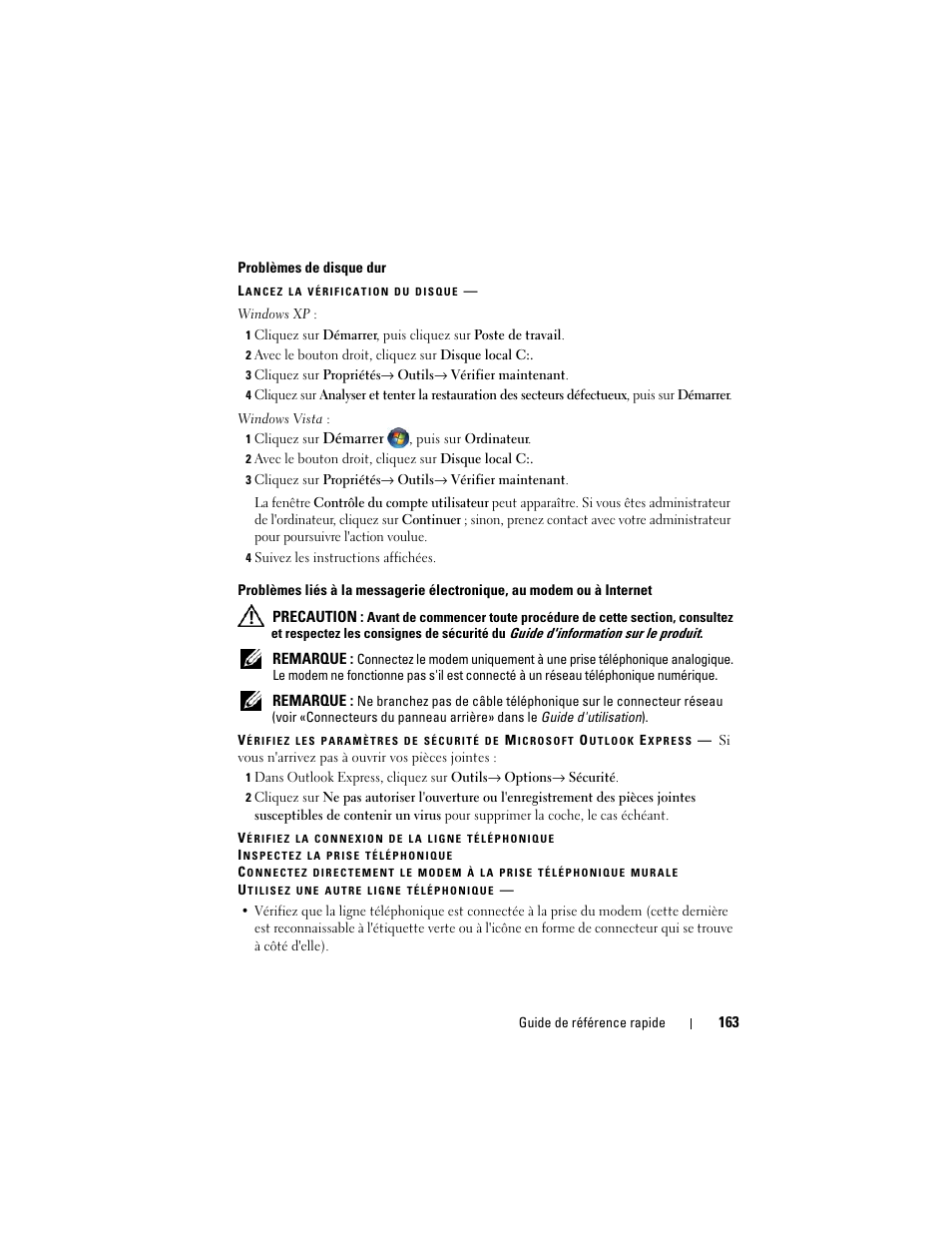 Dell Precision T7400 (Late 2007) User Manual | Page 163 / 380