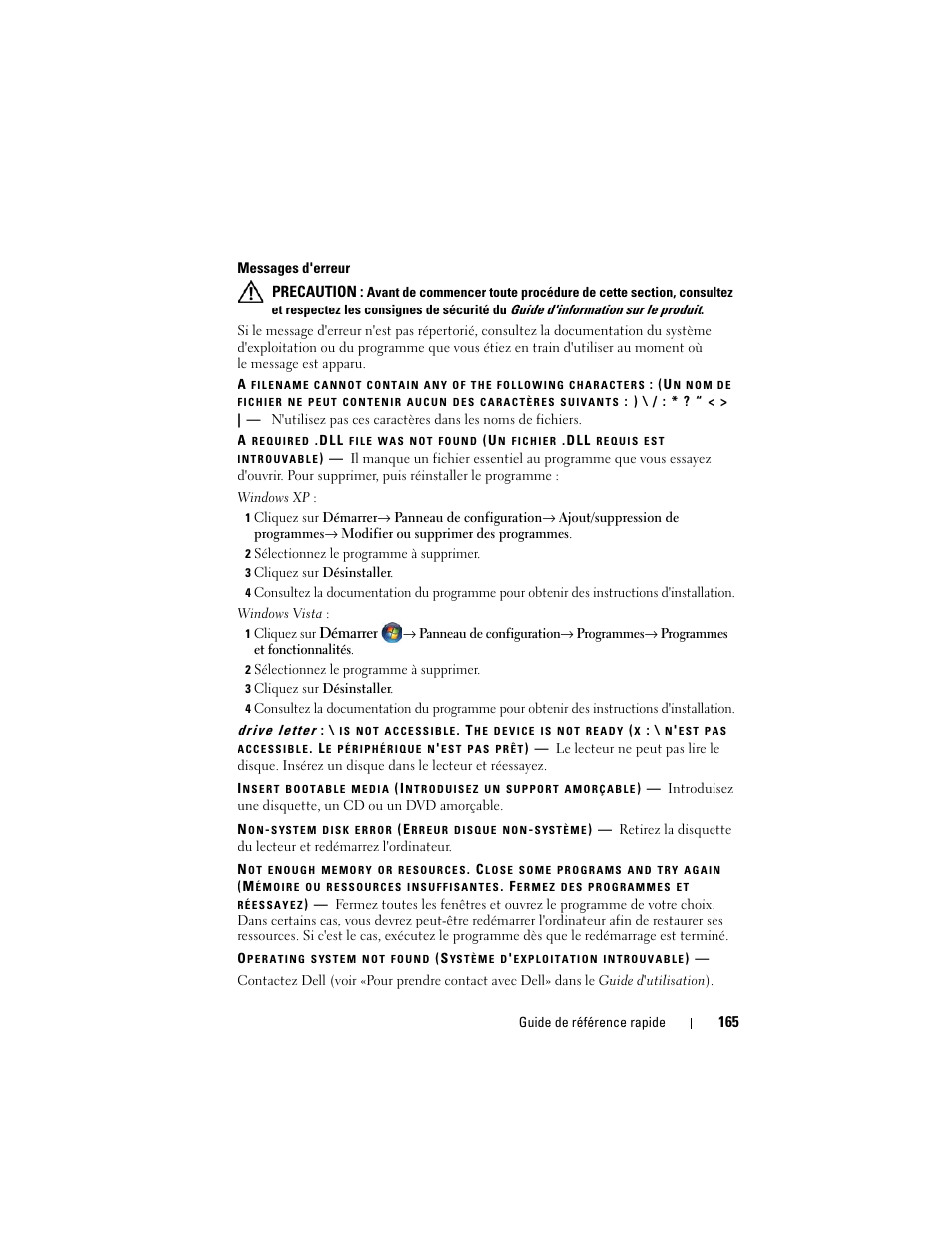 Dell Precision T7400 (Late 2007) User Manual | Page 165 / 380