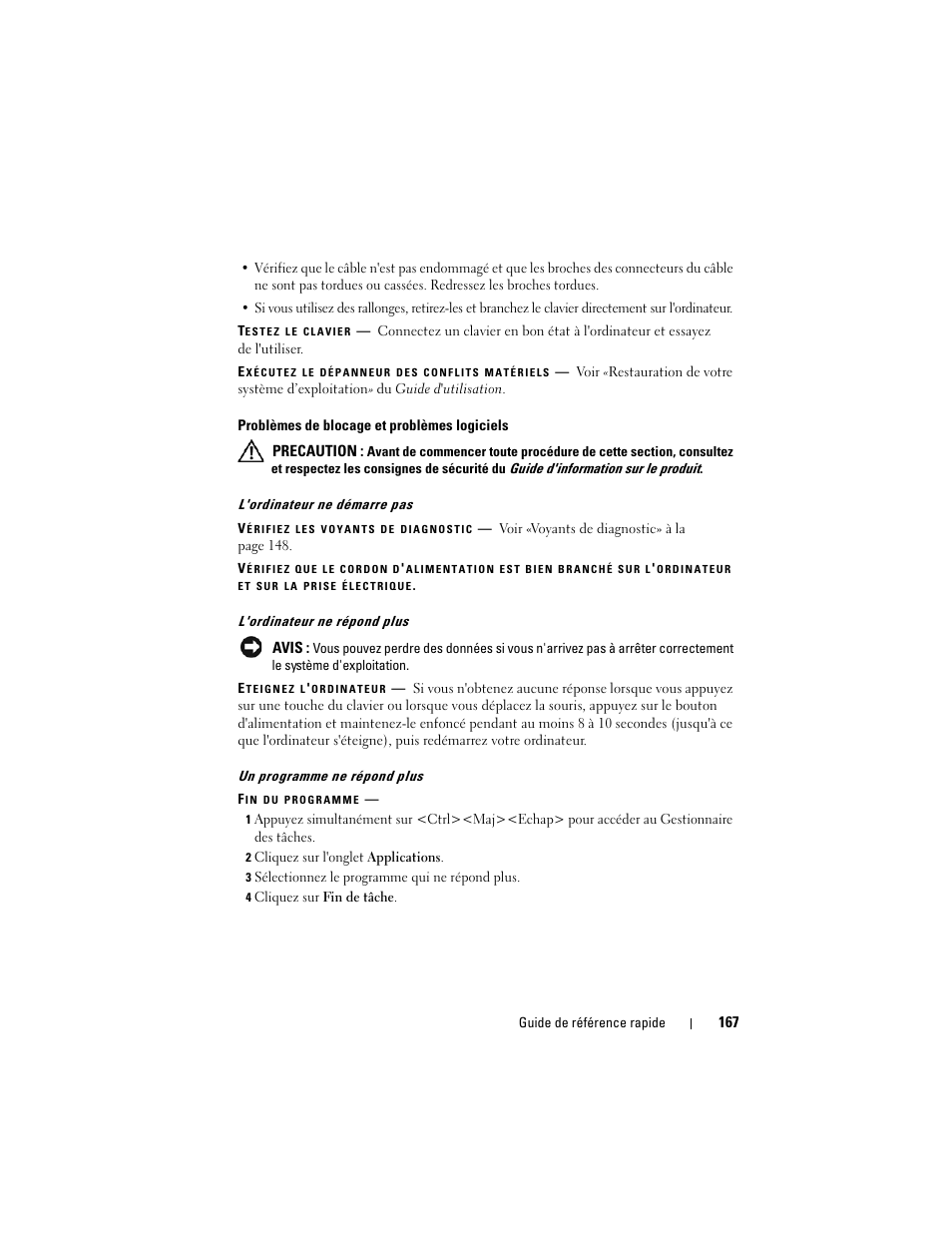 Dell Precision T7400 (Late 2007) User Manual | Page 167 / 380