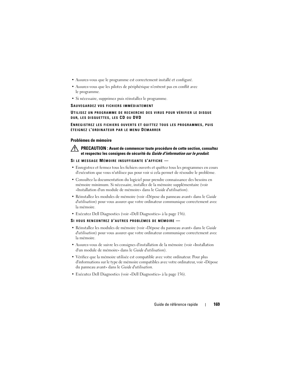 Dell Precision T7400 (Late 2007) User Manual | Page 169 / 380