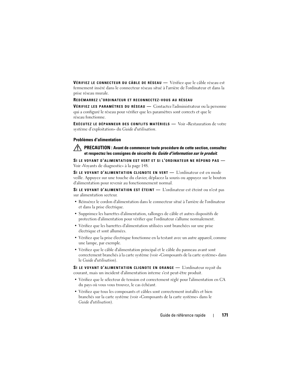 Dell Precision T7400 (Late 2007) User Manual | Page 171 / 380