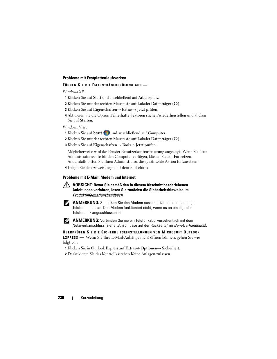 Dell Precision T7400 (Late 2007) User Manual | Page 230 / 380