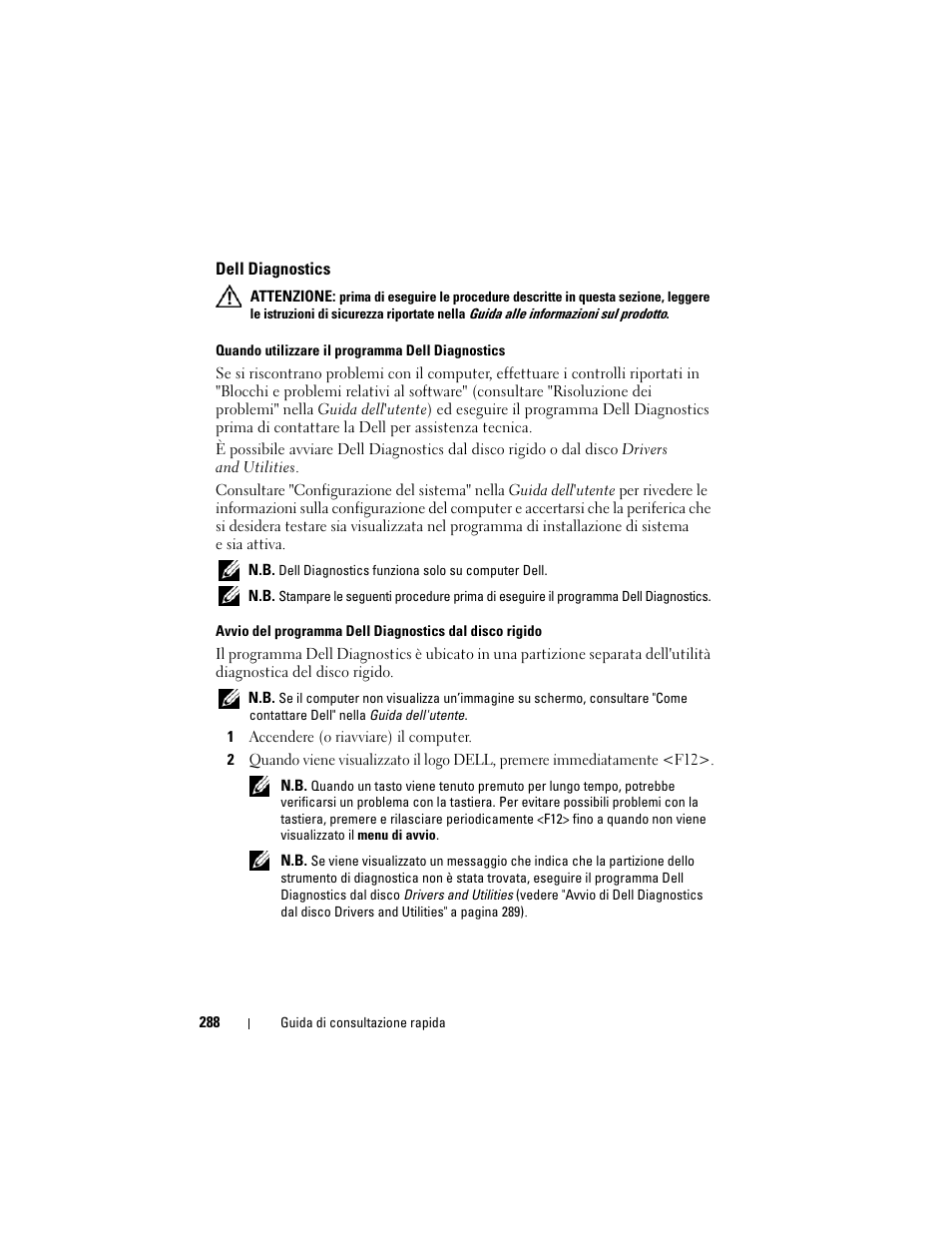 Dell diagnostics | Dell Precision T7400 (Late 2007) User Manual | Page 288 / 380