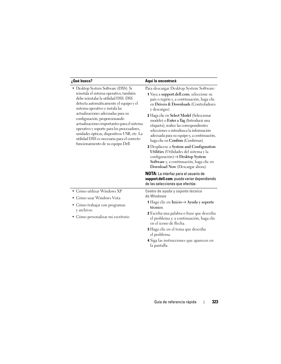 Dell Precision T7400 (Late 2007) User Manual | Page 323 / 380