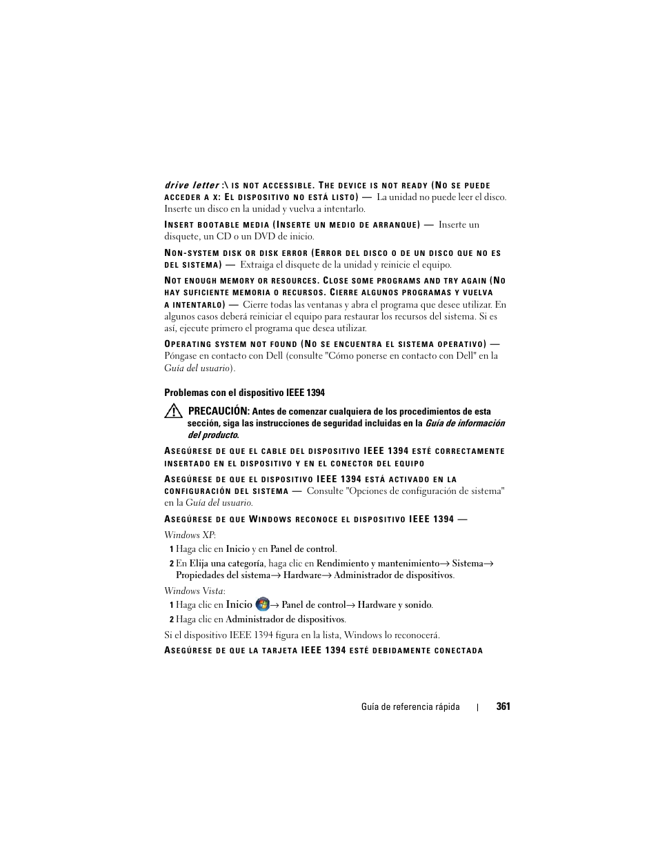 Dell Precision T7400 (Late 2007) User Manual | Page 361 / 380