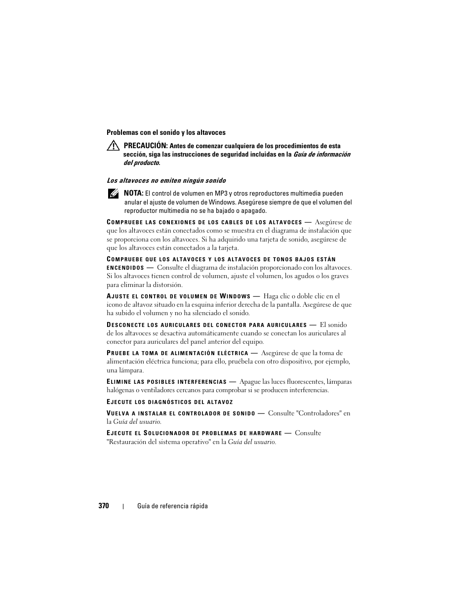 Dell Precision T7400 (Late 2007) User Manual | Page 370 / 380