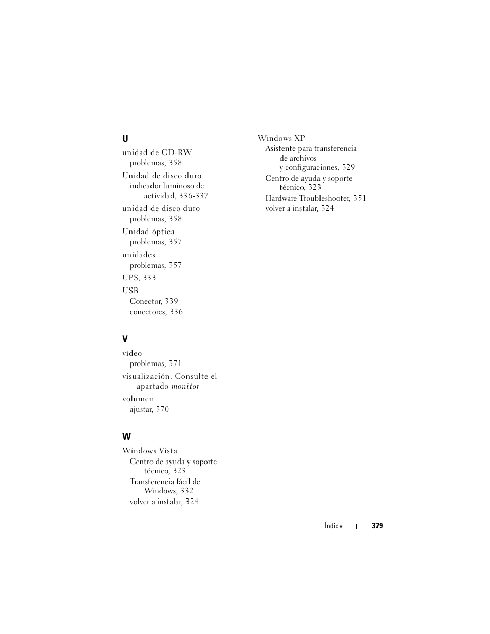 Dell Precision T7400 (Late 2007) User Manual | Page 379 / 380