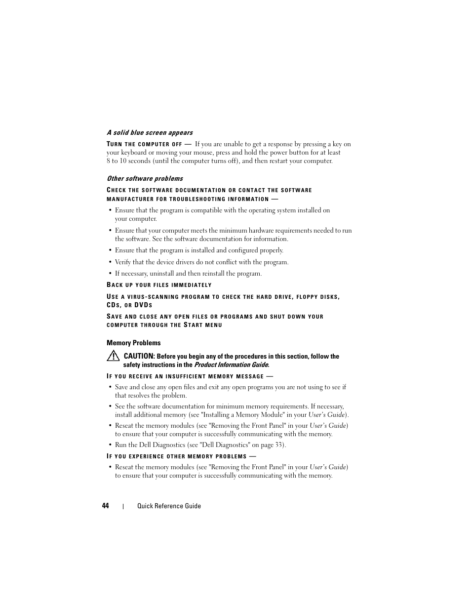 Dell Precision T7400 (Late 2007) User Manual | Page 44 / 380